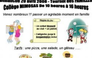Tournoi des familles - Dimanche 20 AVRIL 2008 