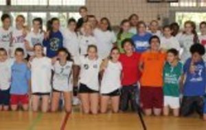 Les minimes filles en Alsace