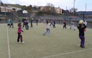 Les élèves pégomassois découvrent le volley