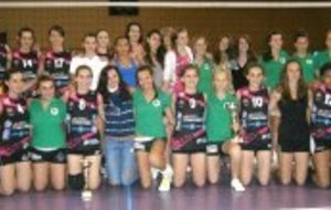 Les minimes, championnes de zone cadette...!!!