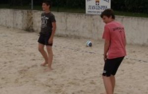 Championnat beach: Nos minimes en piste