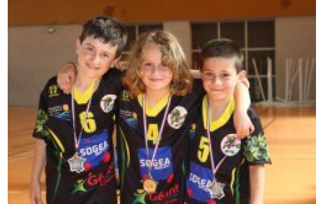 Les poussins médaillés