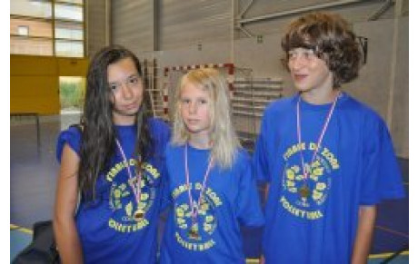 Anna, Roro et Hugo, champions de zones