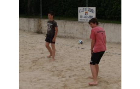 Championnat beach: Nos minimes en piste