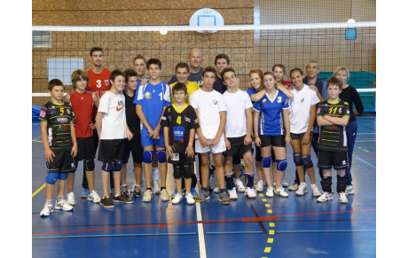 Les garçons du MLNVB en stage