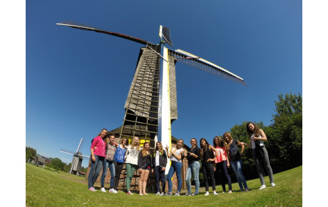 Les minimes mandolociennes en place