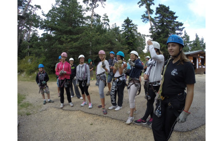 Les cadettes se préparent pour le reprise