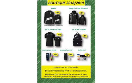 La nouvelle boutique est en ligne !
