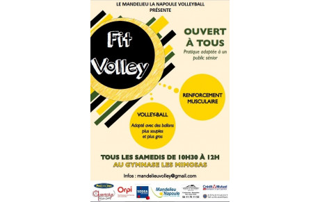 Nouveau au MLNVB : le fit-volley !